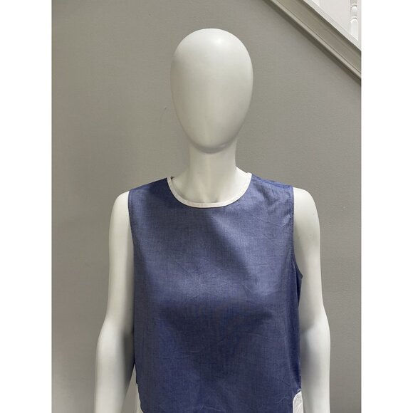 Theory: Like new Dayne sleeveless color block top - Picture 4 of 10